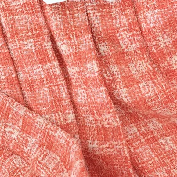 🎈HOST P 🎈 NEW ZARA Tweed Pleated Structured Mini High Waist Plaid Skirt, XXL - Picture 16 of 16